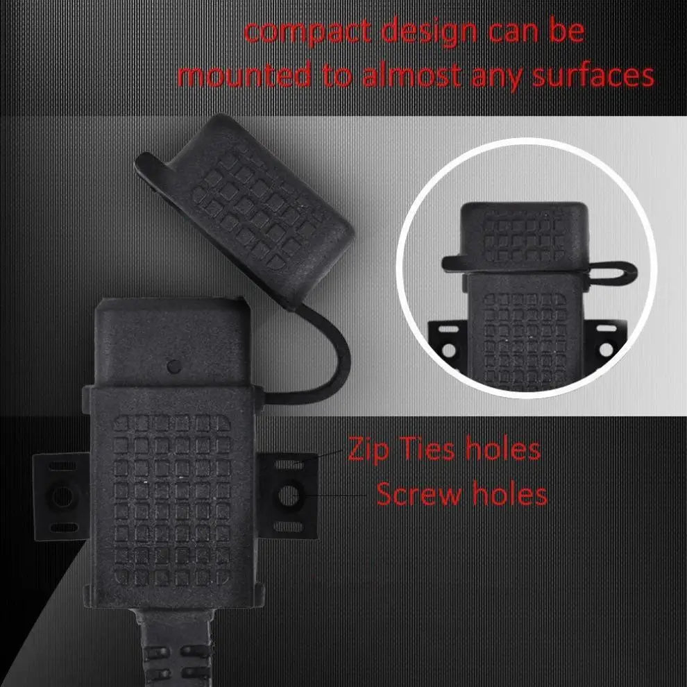 12V Waterproof Motorcycle SAE to USB Phone GPS MP4 Charger Cable Adapter Motorbikes Inline Fuse Power Supply