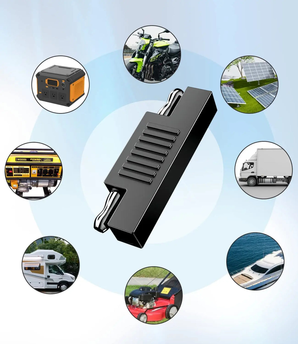 1PCS 12AW Gsae Y Distributor Adapter Cable Sae Connector Extension Cable Is Suitable for Solar Cell Connection Lines