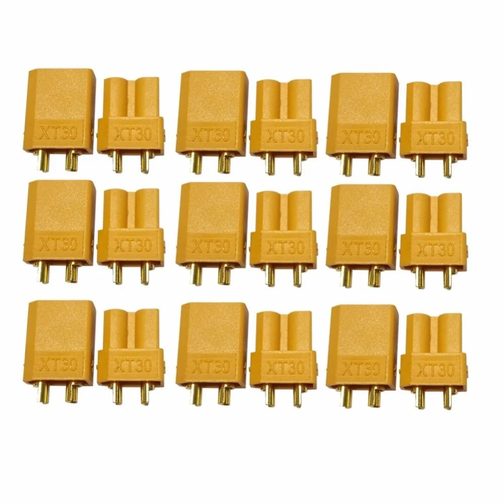 50pair/lot RC XT30 XT 30 Female Male Bullet Connectors Plug For RC Lipo Battery ESC Motor DIY Connector Toy Wholesale