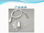RJ45 Female Socket 8Pin Network Waterproof Pigtail Terminal Block 8 Core 1.25 Single-end Network Port Cable POE Camera Connector