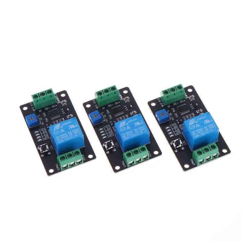 Self Locking Delay Timer Relay Adjustable Time Switch Module Accurate On Off Control for Industrial Automation Home Appliance