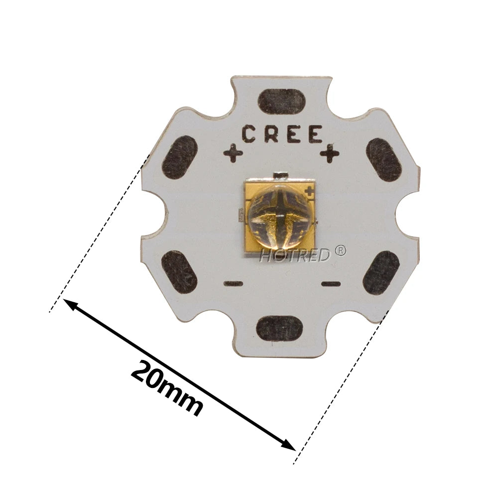 LED 10W Infrared IR 940nm High Power 5050 XML Bead Chip Emitter 4Chips Ceramic Bracket DC2.5-4.0V 1500mA for Night Vision Camera