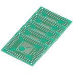 5Pcs TQFP Converter PCB Board For QFP/TQFP/LQFP/FQFP 32/44/64/80/100 to DIP Adapter PCB Board Converter