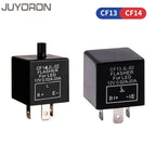CF13 CF14 JL-02 3-Pin LED Flasher Relay 12V – Turn Signal Hyper Flash Fix for Car & Motorcycle Turn Signal Accessories