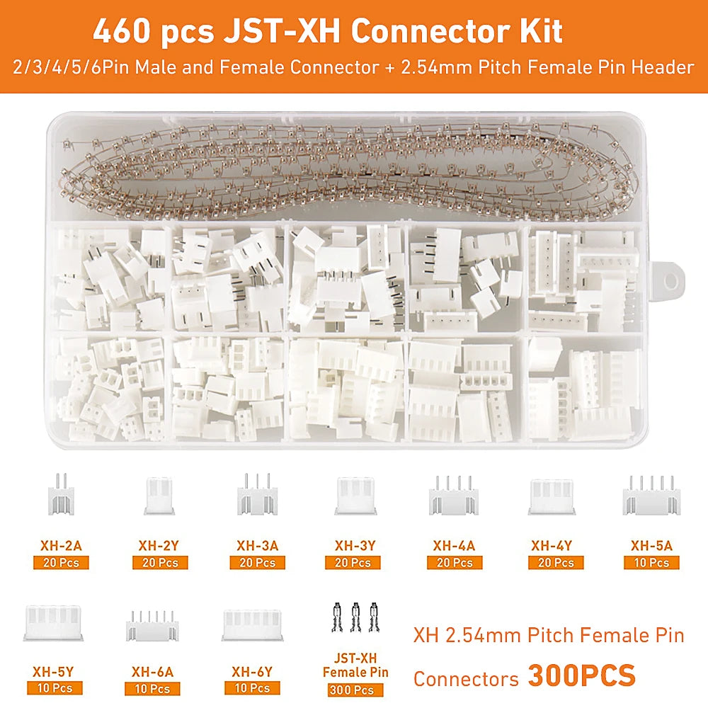 SN-01BM Wire Crimp Tool Kit AWG 28-20 (0.08-0.5mm²) Wire Crimper for 2.54mm Dupont Connectors and 2.54mm JST-XH Connectors