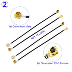 5Pcs/Lot RF113 U.FL IPX-1 Female to IPX-1 Male/Female RF1.13 Pigtail Jumper RF Coaxial WIFI Antenna Extension Cable 10CM-50CM