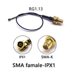 RF wireless IPX/SMA-JJ coaxial test line IPX4 to SMA male high-quality 0.81/RG1.13/RG178 router modification line