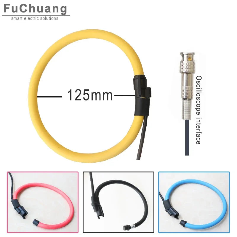 Flexible Rope CT FRC420 with BNC Connector 1000A/100mV at 50Hz Calmp-on Rogowski Core Coils for Intelligent Electricity Networks