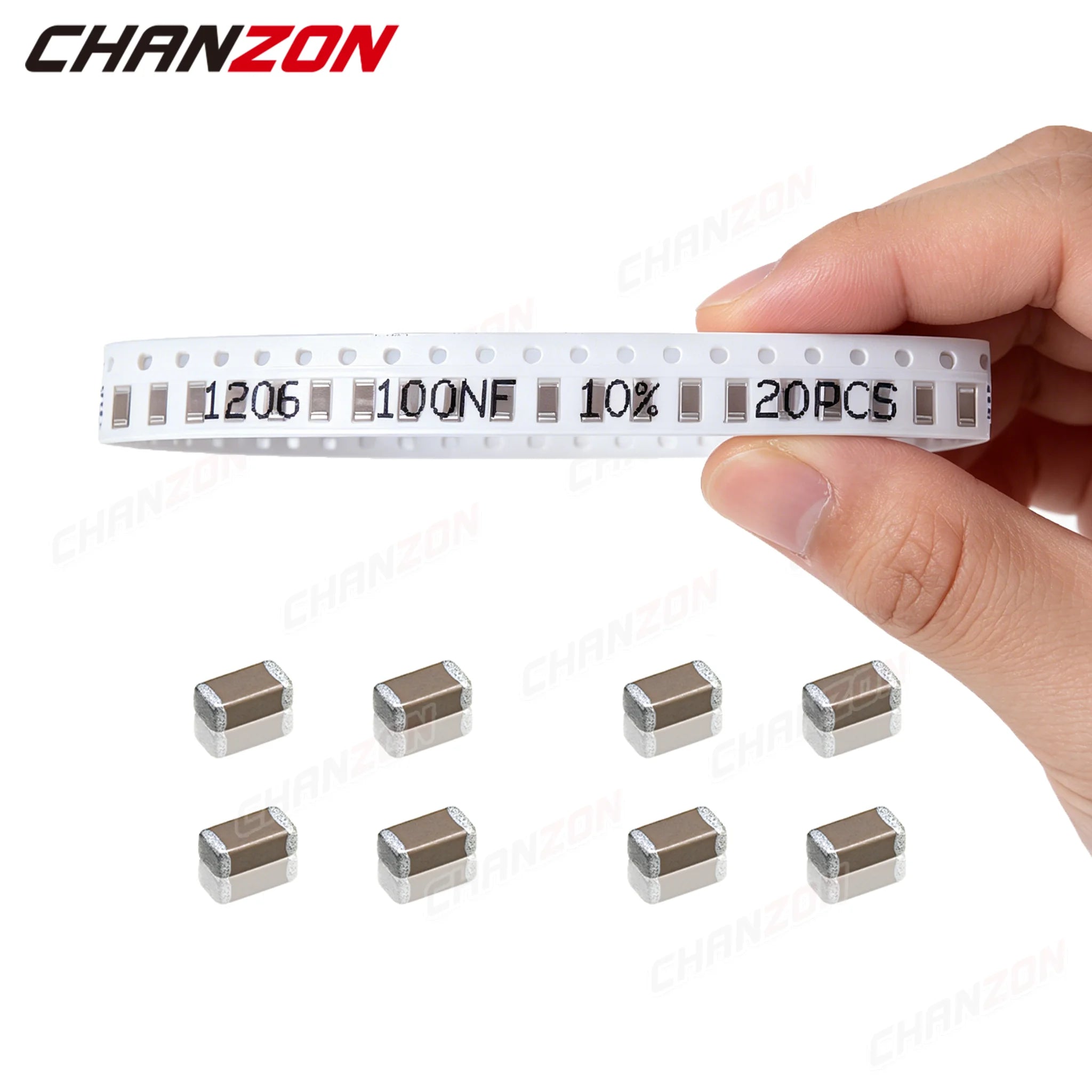 New 1206 SMD Ceramic Capacitor 0.5PF to 100UF MLCC X7R Chip Capacitors 50V Surface Mount Electronic Components Pack Brand new