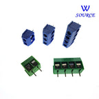 10/20/50Pcs/lot Pitch 5.0mm KF301-5.0-2P KF301-3P KF301-4P Straight Pin 2P 3P 4P Screw PCB Terminal Block Connector Blue Green