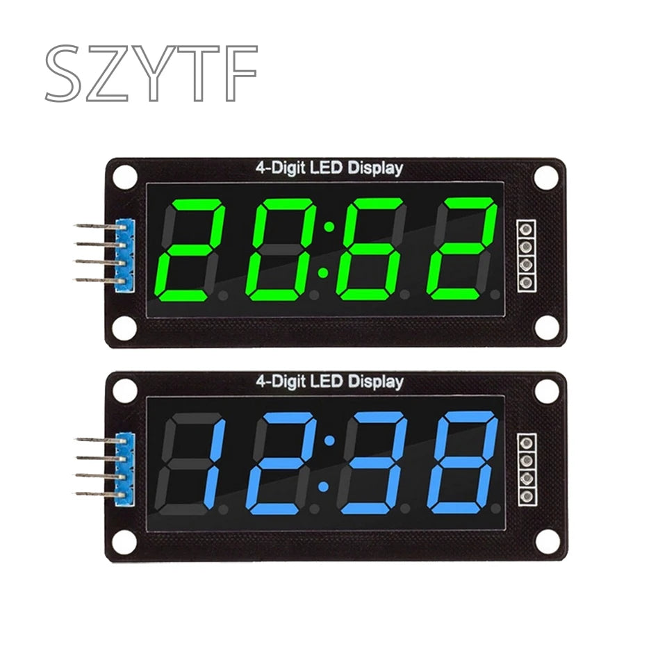 TM1637 0.56 Inch 4-Digit 6-Bit 7-Segment Digital Tube Clock Module With Double Dots For Arduino