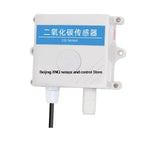 Wall-Mounted CO2 Sensor Carbon Dioxide Detector Air Quality Monitor RS485 Analog Output NDIR CO2 Transmitter OLED display LED