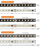 WS2805 Pixels LED Strip Light RGBCCT 5 in 1 Addressable LED Lights Dual Signal RGB WW CW 3000K-6500K DC12V 24V 1 IC to 3/6/7 LED