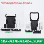 1/5/20Sets REMA Type Forklift Male And Female Plug 80a160a320a High Current Battery Battery Charging Connector