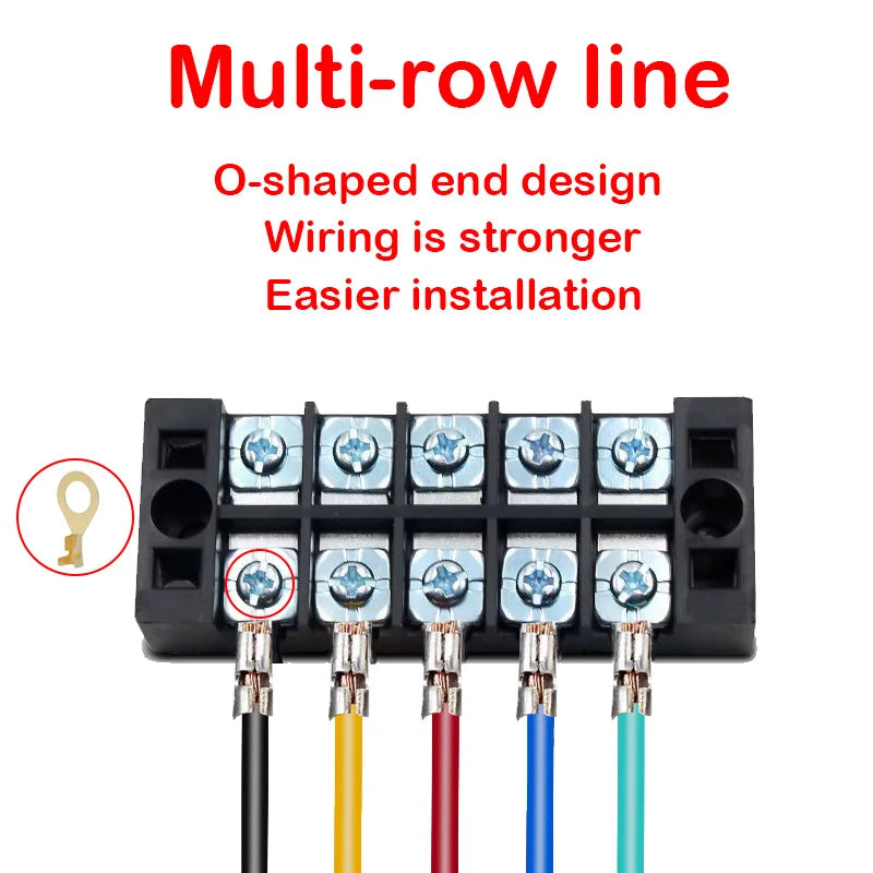 O-type Ground Lugs Terminal Cold-Pressed Copper Tab Wiring Nose Wire Lugs Crimp Wire Connector Eyelets Cable Connection Clamp