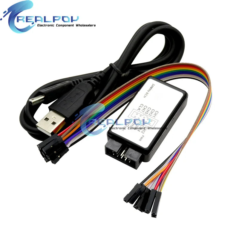 USB Logic Analyzer 24MHz 8 Channel 24M/seconds Logic Analyzer Debugger For ARM FPGA Logic Analyzer Logic 24M 8CH