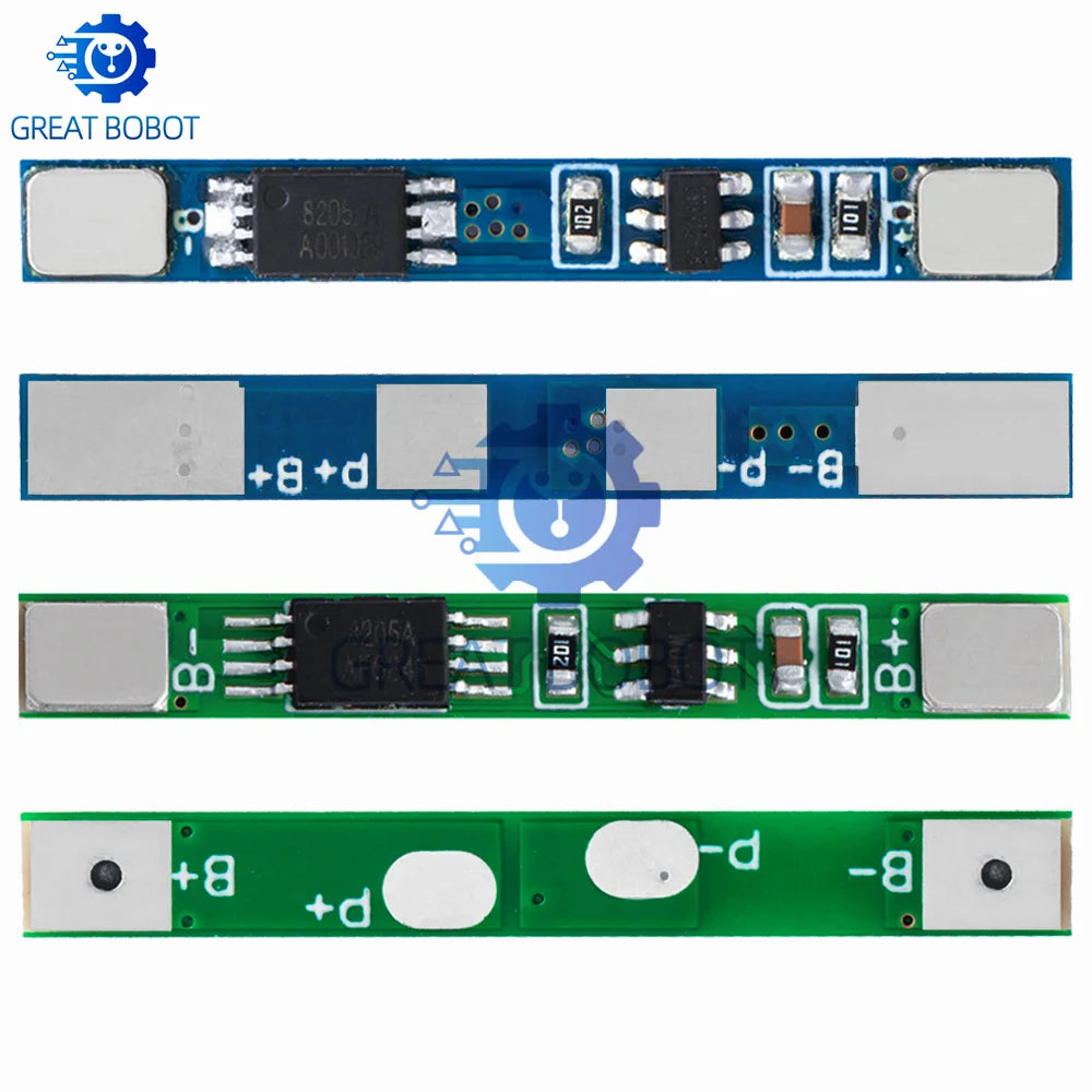 10PCS 1S 3.2V 3.7V 3A LiFePO4 / Lithium Li-ion BMS PCM Battery Protection Board Pcm For 18650 32650 Battery Packs