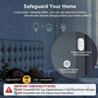 Zigbee 24G MmWave Radar Human Presence Sensor, PIR Motion Detector, Brightness Temperature Humidity Meter, For Tuya Smart Life Z