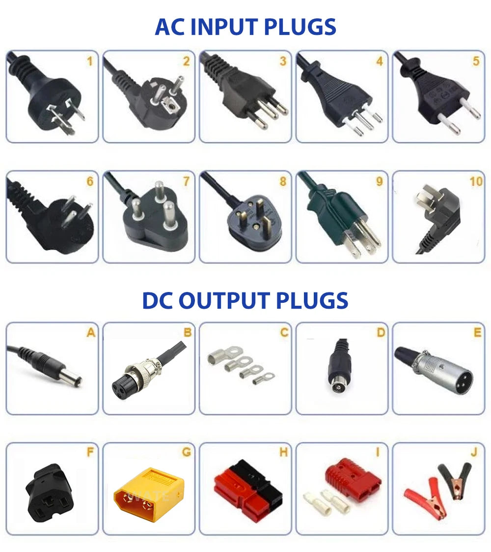 42V 10A Charger 10S 36V Li-ion Battery Charger Lipo/LiMn2O4/LiCoO2 battery Charger With Fan Aluminum Case