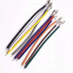 100PCS CH3.96 Pitch Electronic Terminal Wire Single/Double Head 5.08 Universal 20AWG Color Connection Harness 10/20/30/40CM