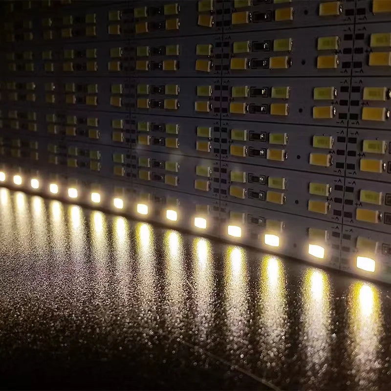 5V 12V 24V LED Bar Light Aluminum Rigid Strip Led Hard Strip 5730 Under Cabinet Light Bar Warm Natural White 4000K 10Pcs 50cm