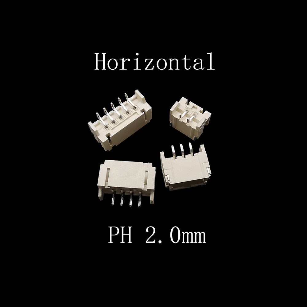 1Box PH2.0 / XH2.54 2/3/4/5 Pin Terminals Kit Male Female Plug Housing Header JST Wire Connector PH 2.0mm XH 2.54mm Pitch