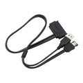 SATA 22Pin to Power ESATA Cable Splitter USB Power Wire Converter 2.5inch Driver Laptop Converter 50cm