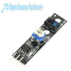 1-20PCS TCRT5000 3PIN Tracking Module IR Infrared Line Reflection Track Follower Sensor TCRT5000 Obstacle Avoidanc For Arduino