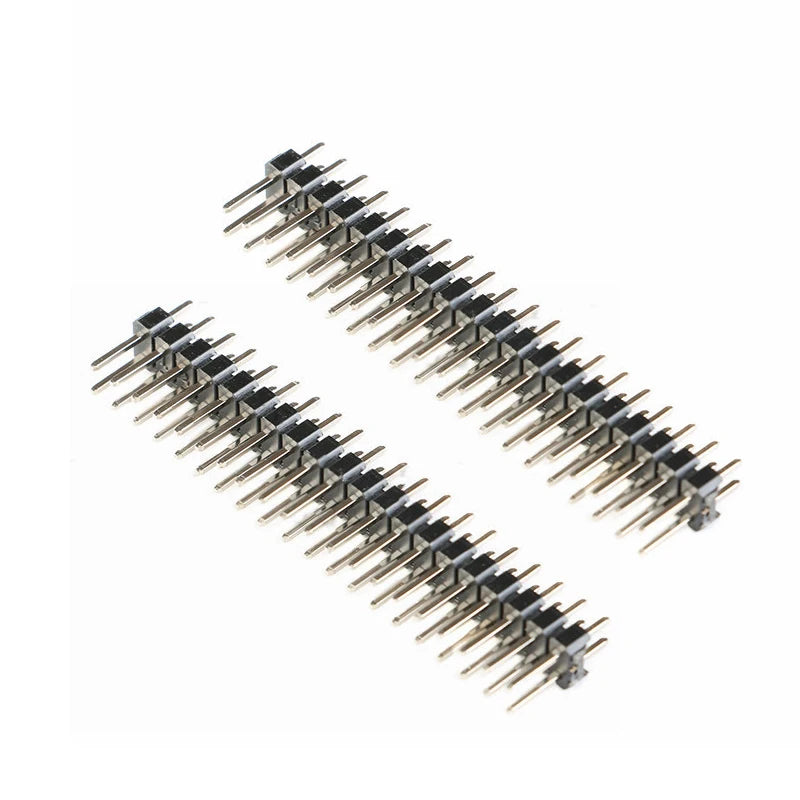 2.54mm double row male PCB board pin header connector pin header 2/3/4/5/6/8/10/12/20/40Pin suitable for Arduino