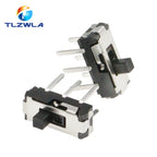 20PCS MSS22D18 Mini Miniature DIP Slide Switch 2P2T 6Pin Handle High 2MM For DVD Switch