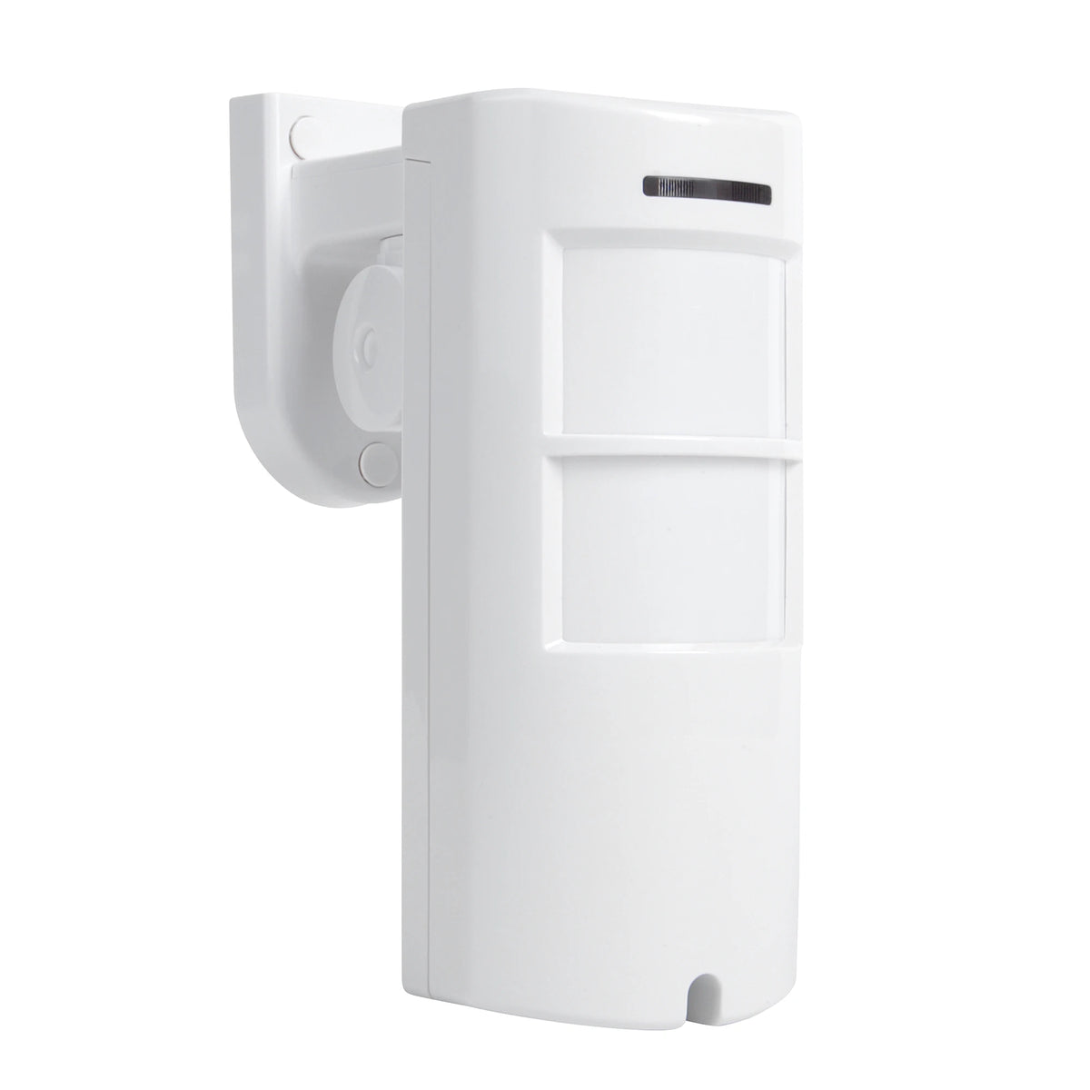 DC12V Outdoor Wired Microwave PIR Motion Sensor Alarm with Rain Cover 12M 100 Degrees Wide Angle Detection Anti-pet Anti-mask