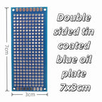 PCB Circuit Prototyping Board Double Side Prototype Boards DIY Universal Printed Perfboard Electronic Kit Double Sided Tin Spray