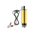 Diesel Fuel Transfer Pump 12V/24V Portable Self-Priming DC Pump with Clamps for Car Use Portable Diesel Transfer Pump High Flow