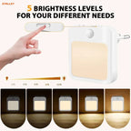 Night Light Motion Sensor LED Light Plug/Rechargeable Lamps Children'S Night Light Wireless Night Lamp for Bedside Table Bedroom