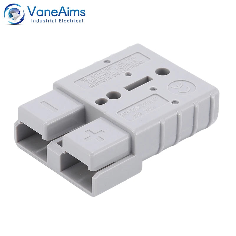 1pcs 50A 600V Battery Power Connector High Current Forklift Electrical Wire Connector Quick Plug Car Battery Charging Connector