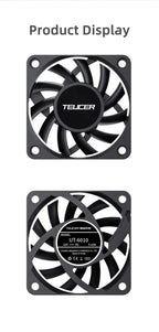 TEUCER UT-60 Slim 60mm PC Case Fan 3500RPM High Airflow CPU Cooler 6/7CM Ultra-thin Cooling Fan