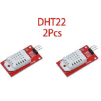 2/10/30/50Pcs AM2302 DHT22 Temperature And Humidity Sensor Module Red Circuit Board For Microcontroller Development
