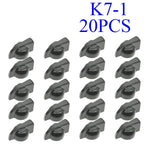  1-20PCS K7-1  K7-2 hole 6mm  Chicken beaks Band switch knob potentiometer knob Bakelite knob cap