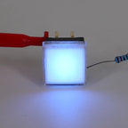5Pcs TS12 Square 13.4 x 13.4mm 6Pin with LED Momentary SPST PCB Push Button Click Tact Switch