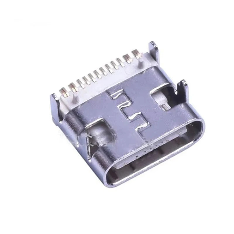 Type C Female Seat 3.1 TYPE-C 12PIN Single-Row SMT Four-Pin Plug-In Board Type-C Double-Sided