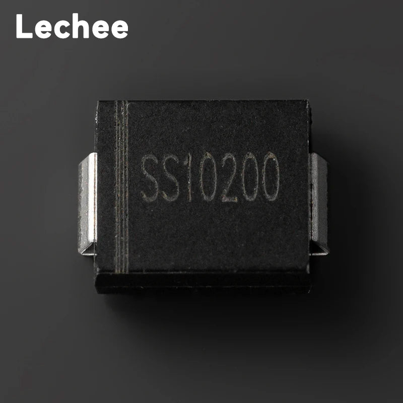 20pcs/Set SS10100 SS1060 SS10200 10A 60V 100V 200V Chip Schottky Barrier Rectifier Diodes SMC DO-214AB New and Original