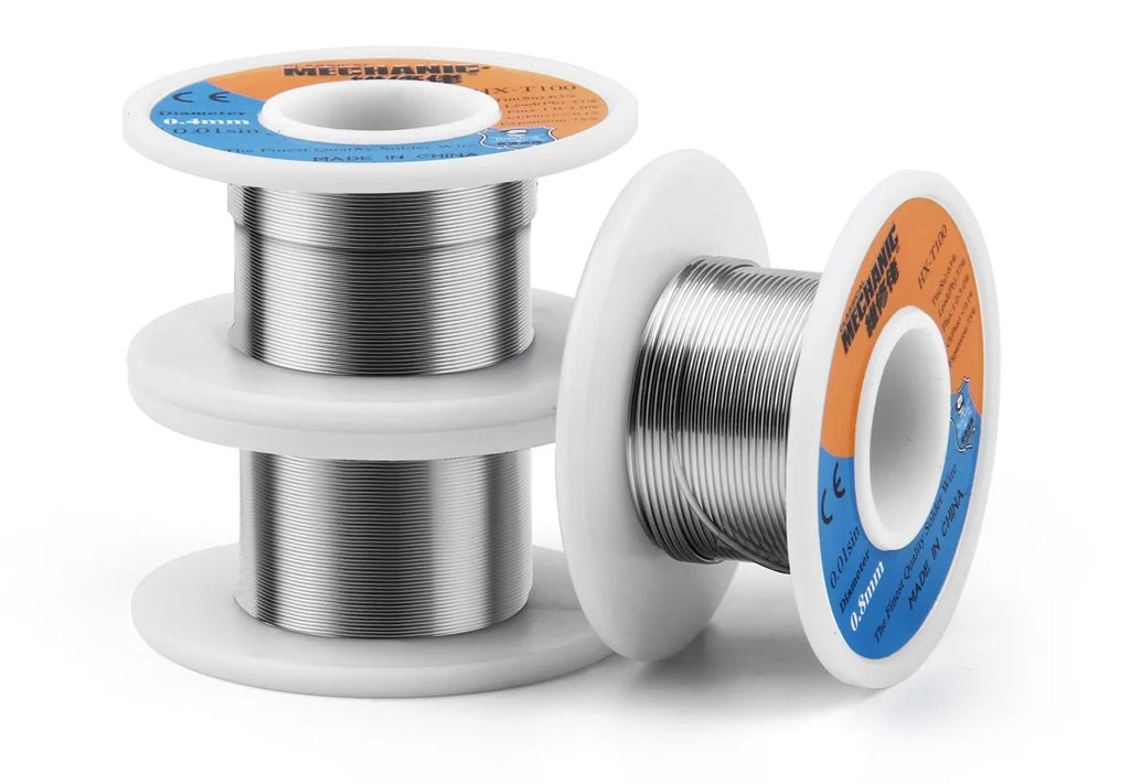 MECHANIC HX-T100 55g Mild Rosin Core 183℃ Melting Point 0.2mm-1.2mm High Purity Solder Wire Welding Flux 1-3% Iron Cable Reel