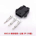 10Sets Mini 5557 Male 43025 MX3.0 Micro-fit 3.0 3.0mm Pitch Single Row Housing Female Terminals 2-6Pin Connector Kit