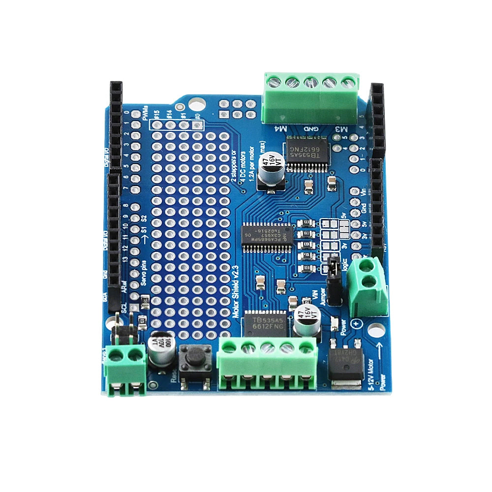 Motor Drive Expansion Board Shield V2 DC Stepper Motor Drive Module TB6612FNG I2C for Arduino Robot Mega R3