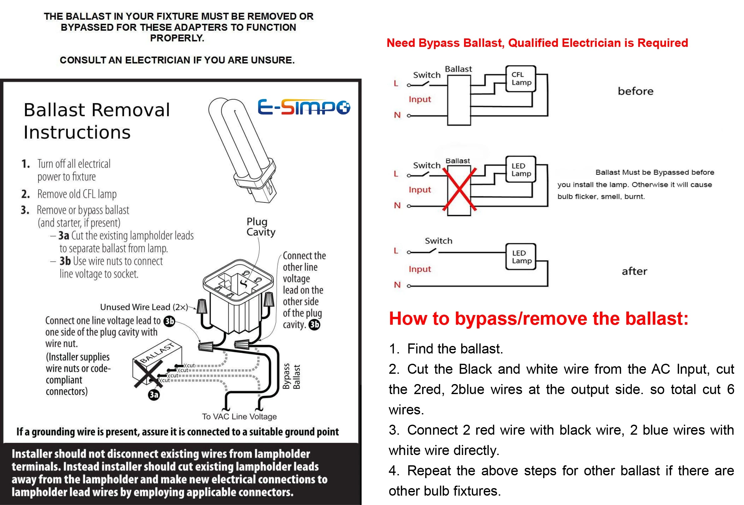 LED G23 3W 4W 5W Horizontal Side Plug CFL PL-S 7W-13W110V/220V 2Pin G23/GX23 4P 2G7/2GX7 Plug-in PL Energy Saving  Light Lamp
