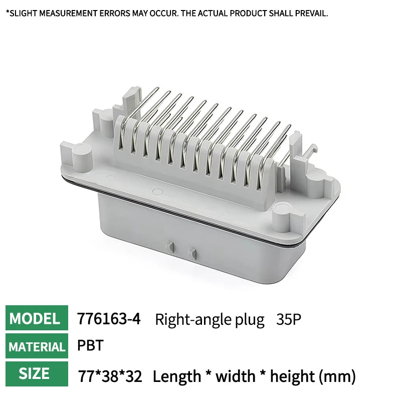 1PCS ECU Controller 35Pin Positions AMPSEAL PCB Mount Housing Plug Header Vertical Male Connector 776228-1 770680-1 776164-1