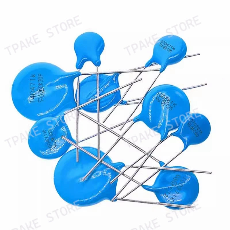 Varistor Resistor 07/10/14D 220/270/390/101/121/151/181/201/221/241/271/351/361/391/431/471/511/561/821K 22V-820V