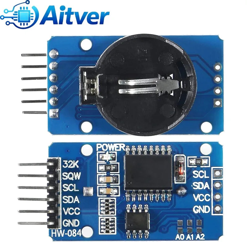 DS3231 AT24C32 IIC RTC Real Time Clock Module High Accuracy Memory Module with Dupont Cable for Arduino Raspberry Pi DIY Electro