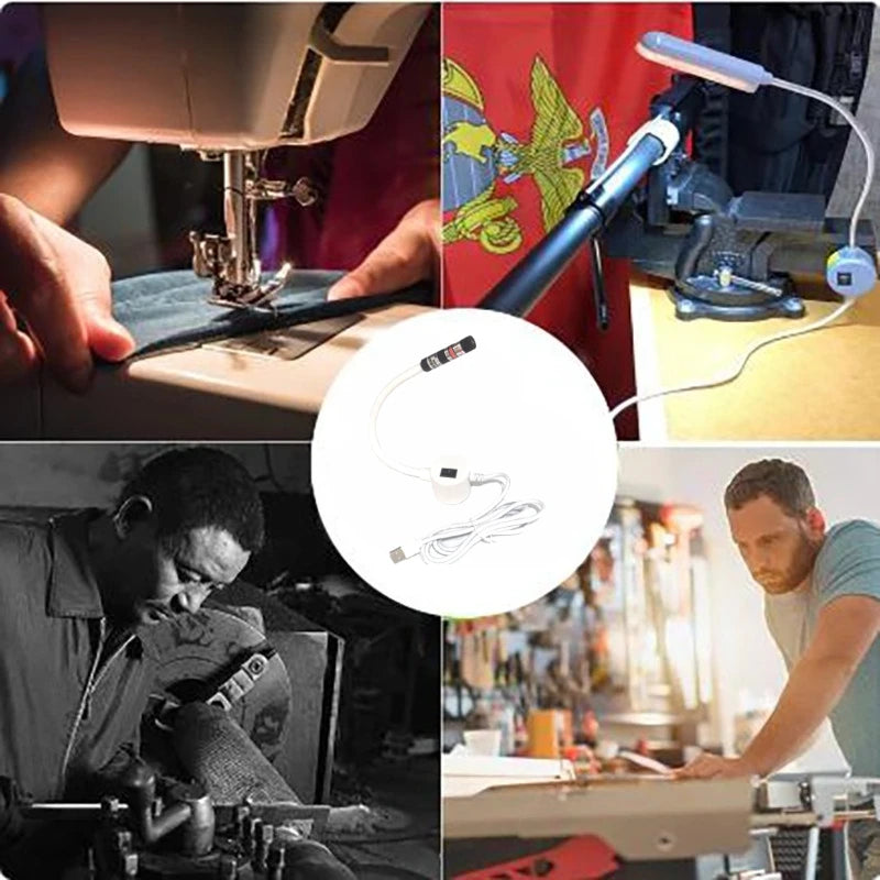 USB Red/Green Laser Positioning Light Infrared Working Lamp Cutting with Magnetic Base DC5V Line/Cross/dot Sewing Machine Supply