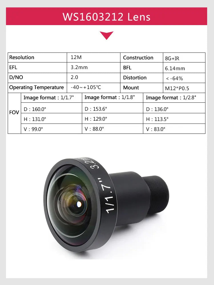 New Original Raspberry Pi High Quality HQ M12 Camera Module 12.3MP IMX477 Sensor, Support for M12-Mount Lens
